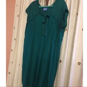 Adorable Forest Green Verá Wang Dress